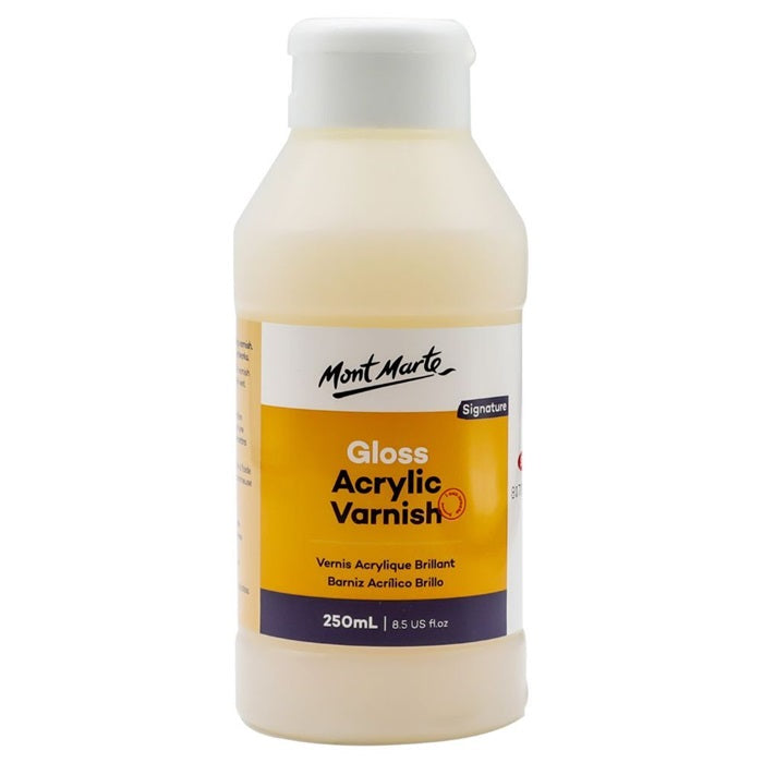 Mont Marte Gloss Acrylic Varnish 250Ml