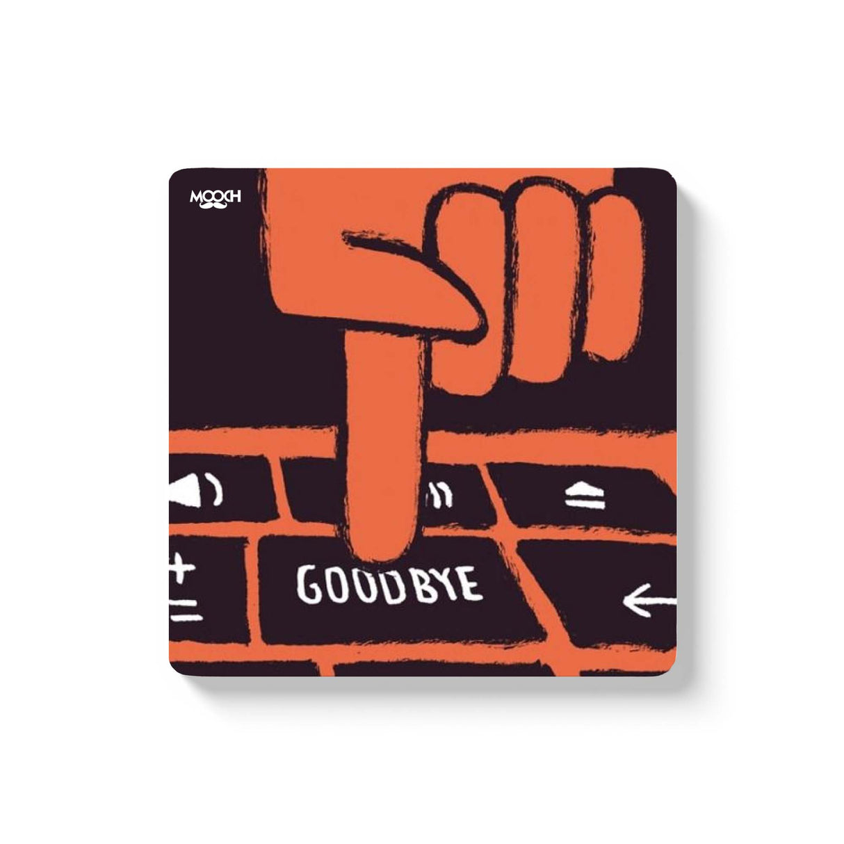Mooch Magnetic Coaster - Goodbye