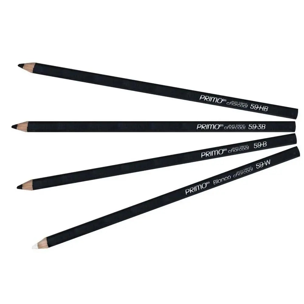 General'S Primo Euro Blend Charcoal Pencil for Drawing & Sketching Canvazo