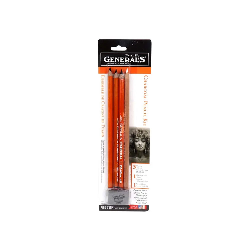 Generals Charcoal Pencil Kit Generals