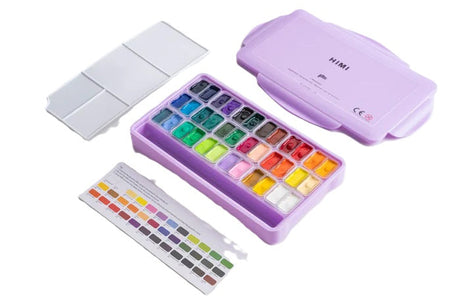 Himi Gouache Paints Jelly Sets (12 GMS) Himi