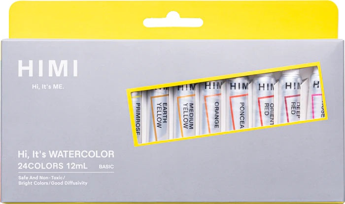 Himi Watercolour Paints sets (Tube - 12 ml) Himi