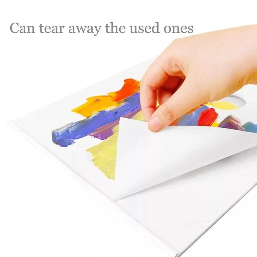Keep Smiling Tear-Off Paper Palette Sheet 10 14 inch 30 Sheet Keep Smiling