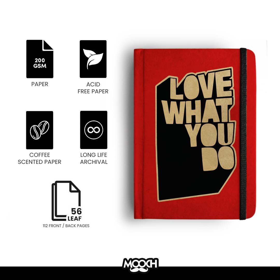 Mooch Diary Love What You Do (Red)