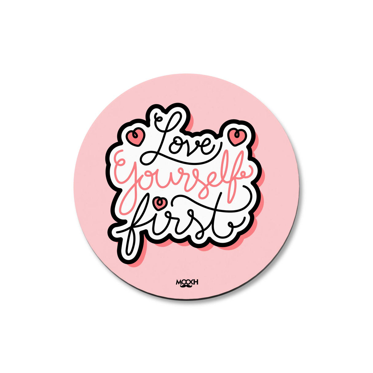 Mooch Magnetic Coaster - Love Yourself
