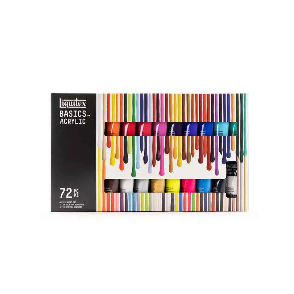 Liquitex Acrylic Paints Tube Sets Basics Set of 72 Shades