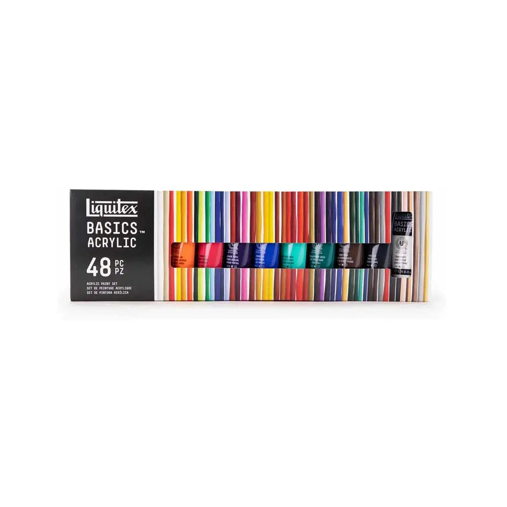 Liquitex Acrylic Paints Tube Sets Basics Set of 48 Shades