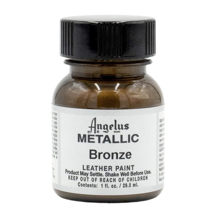 Metallic Bronze Leather Paint by Angelus 29.5ml