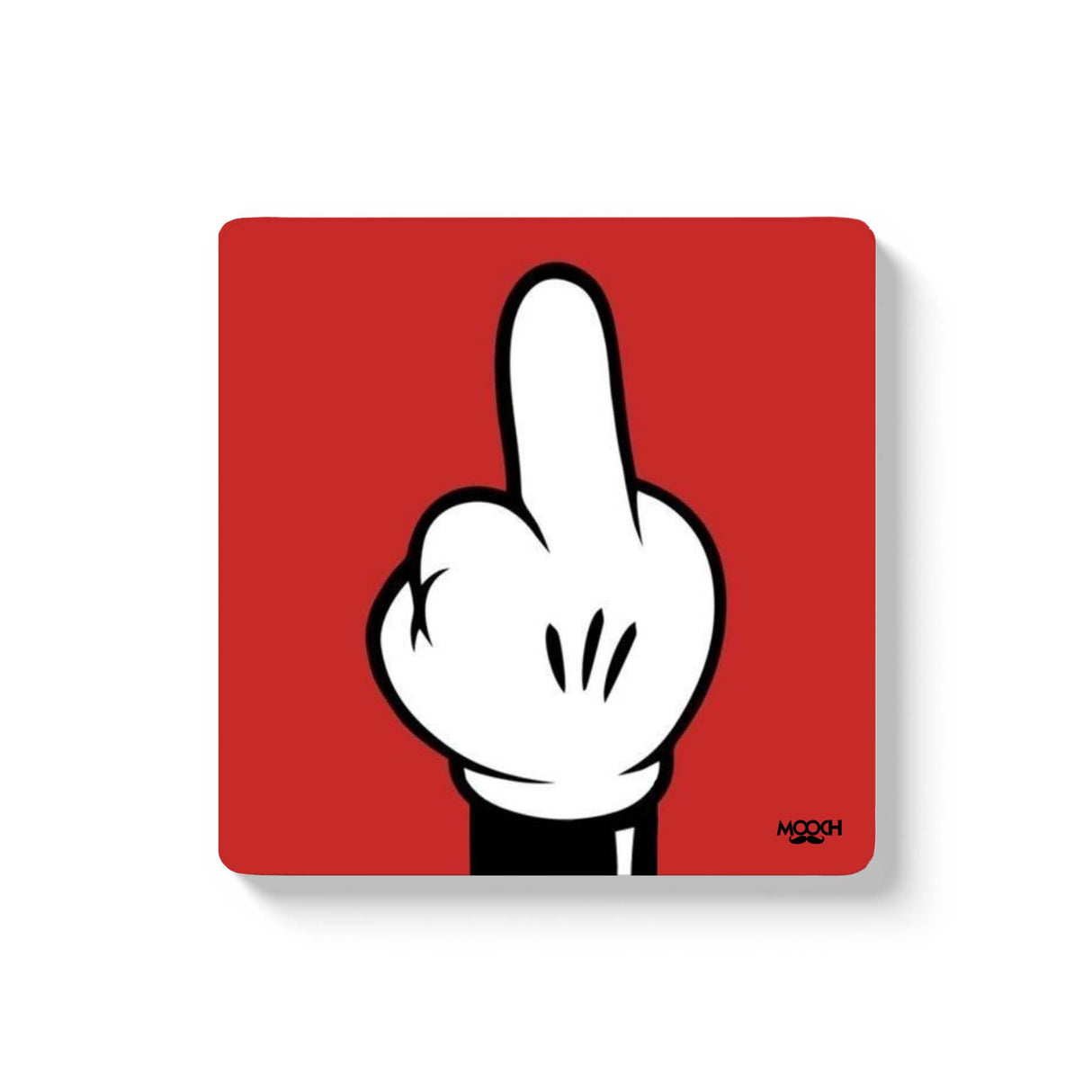 Mooch Magnetic Coaster - Middle Finger Mooch