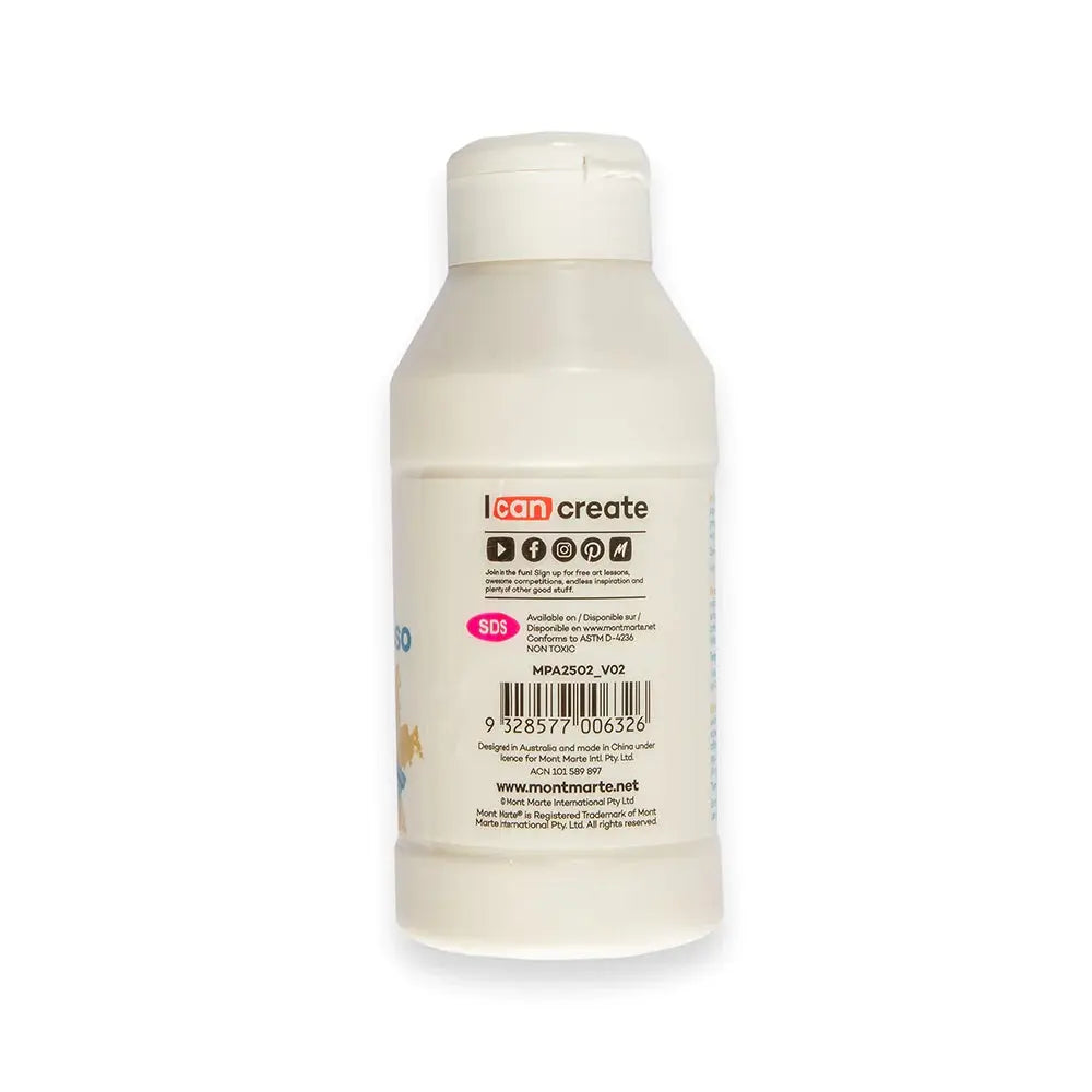 MONT MARTE Clear Texture Gesso Premium 250 ml Mont Marte