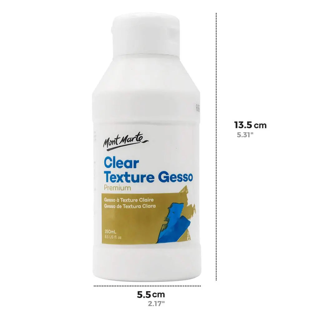 MONT MARTE Clear Texture Gesso Premium 250 ml Mont Marte