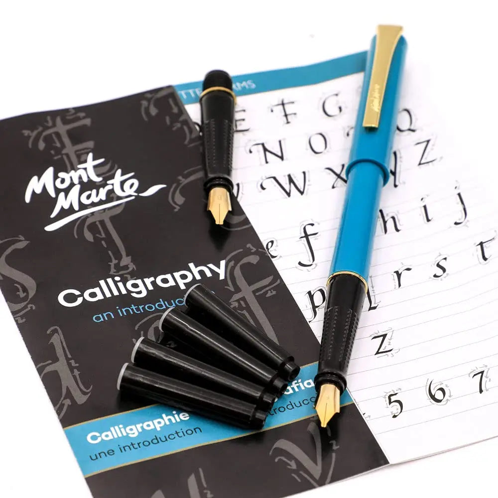 Mont Marte 2 Nib Calligraphy Set 8 Piece Mont Marte