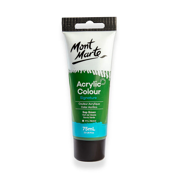 Mont Marte Acrylic 75Ml Paint Tubes (Choose Colours)