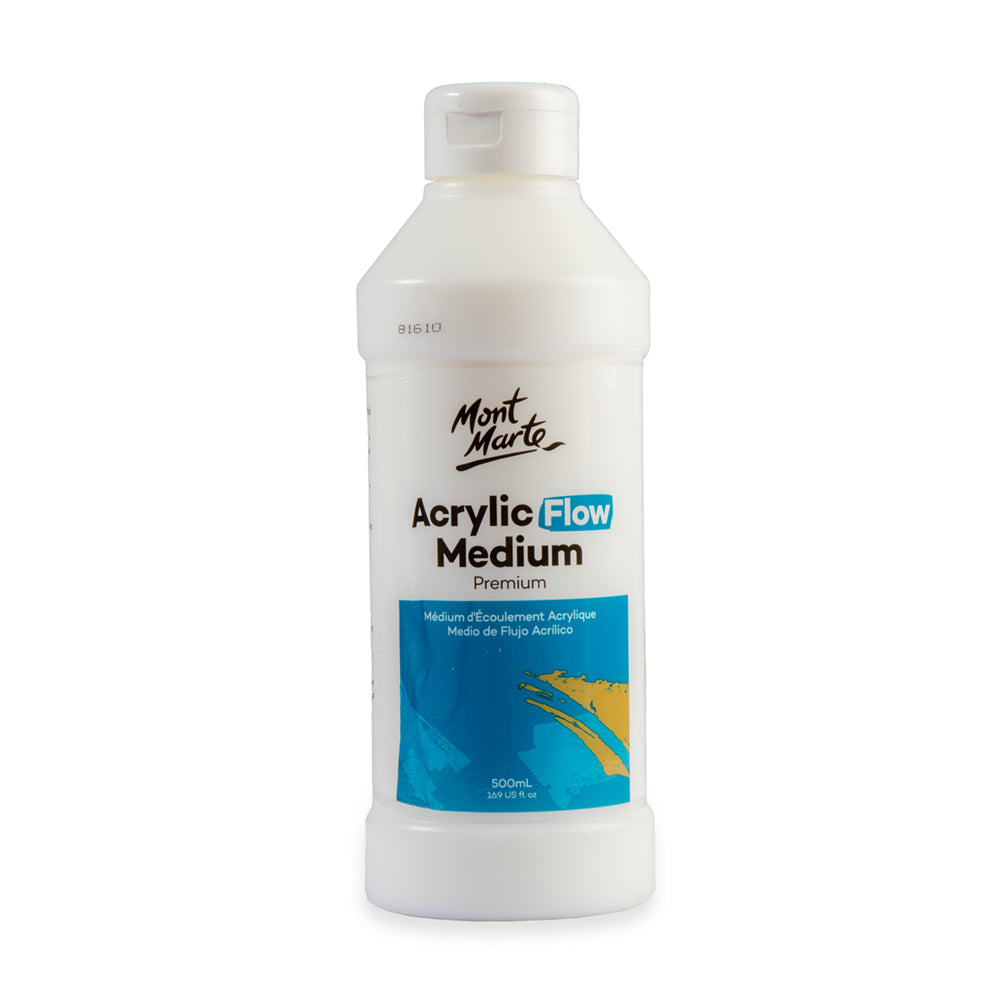 Mont Marte Premium Acrylic Flow Medium 500ml Pouring Medium