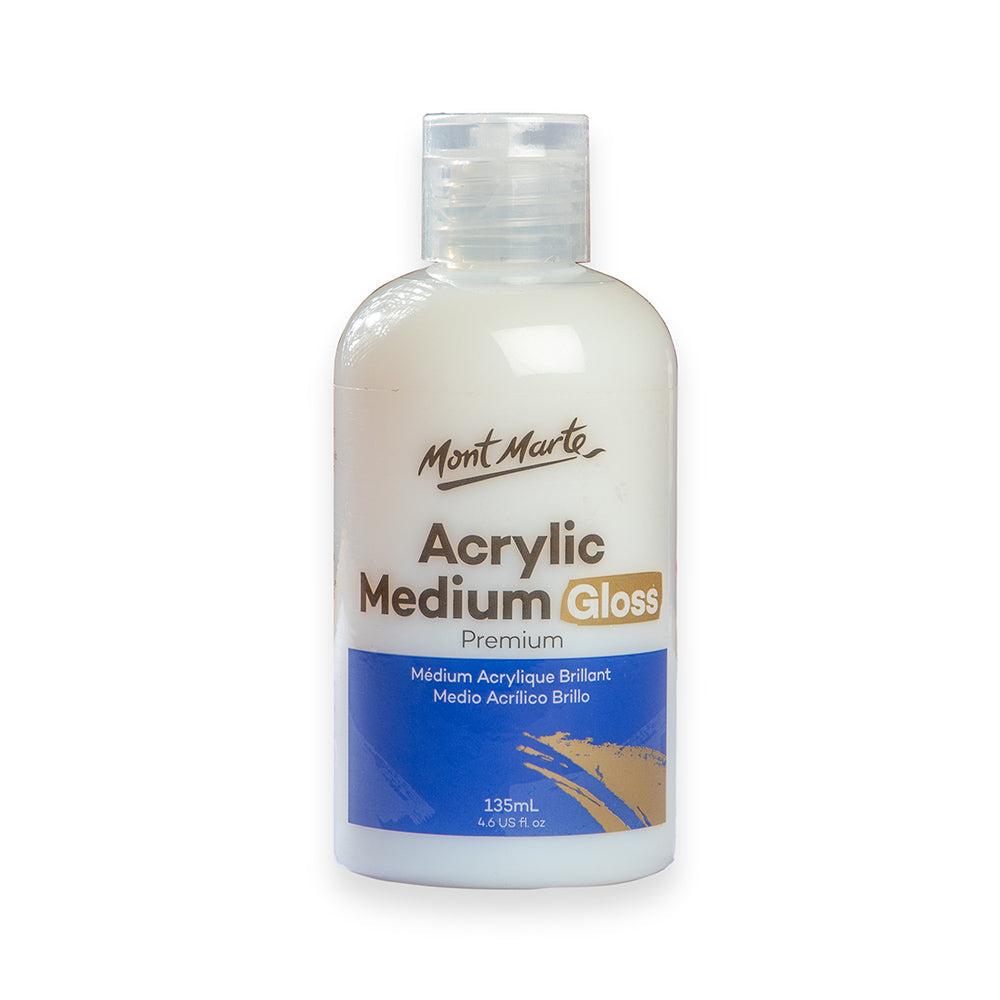 Mont Marte Acrylic Medium Premium Gloss 135ml