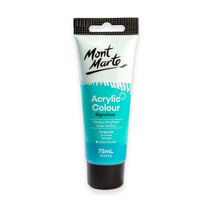 Mont Marte Acrylic 75Ml Paint Tubes (Choose Colours)