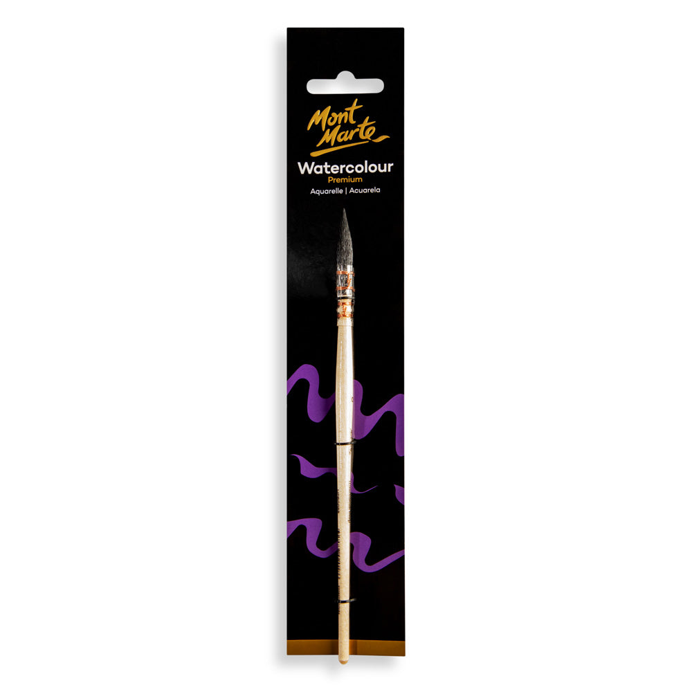 Mont Marte Artist Watercolour Mop Brush Size 0 Premium