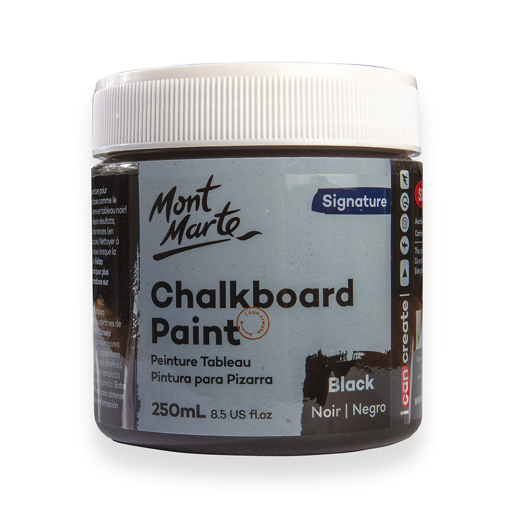 Mont Marte Chalkboard Paint Signature 250ml Black