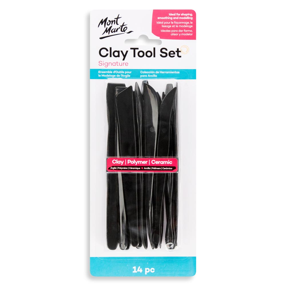 Mont Marte Clay Tool Set 14pc Sculpting Tools