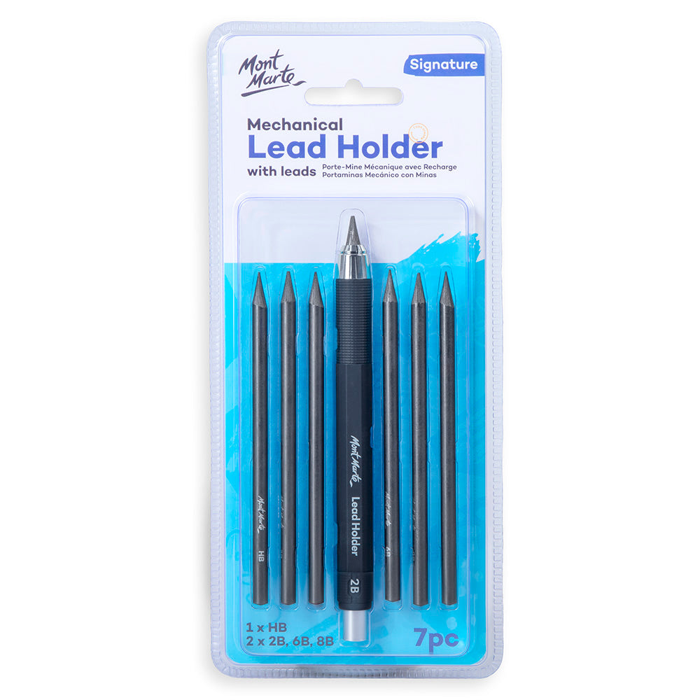 Mont Marte Mechanical Lead Holder with Leads Signature Set