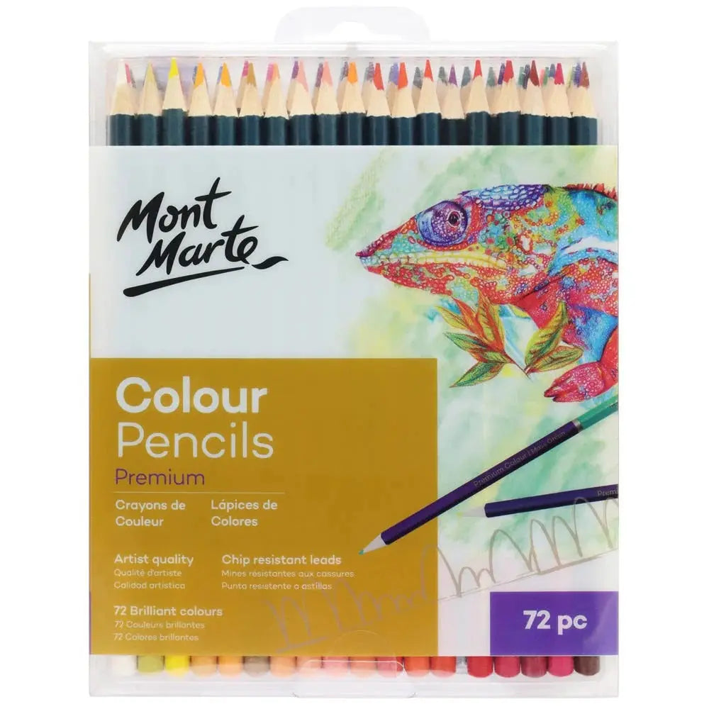 Mont Marte Premium Colour Pencils 72pc Mont Marte