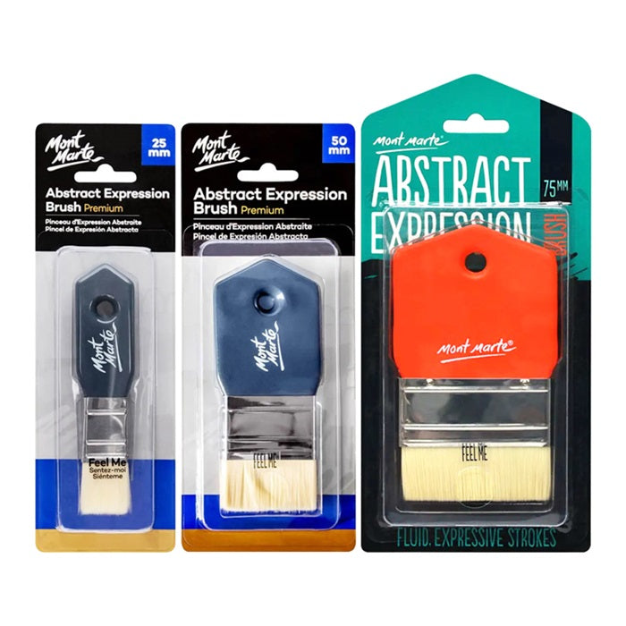 Mont Marte Abstract Expression Brushes (Choose Size)