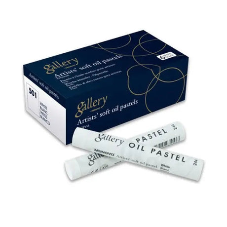 Mungyo Gallery Soft Oil Pastels Set of 6 Single Color-White Mungyo