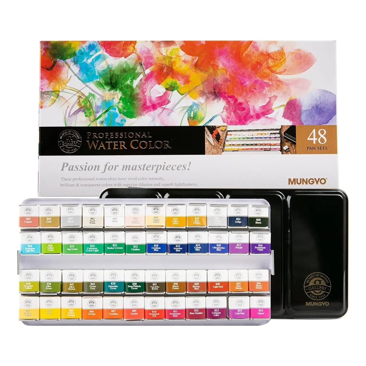 Mungyo Professional Watercolor Pan Sets Mungyo