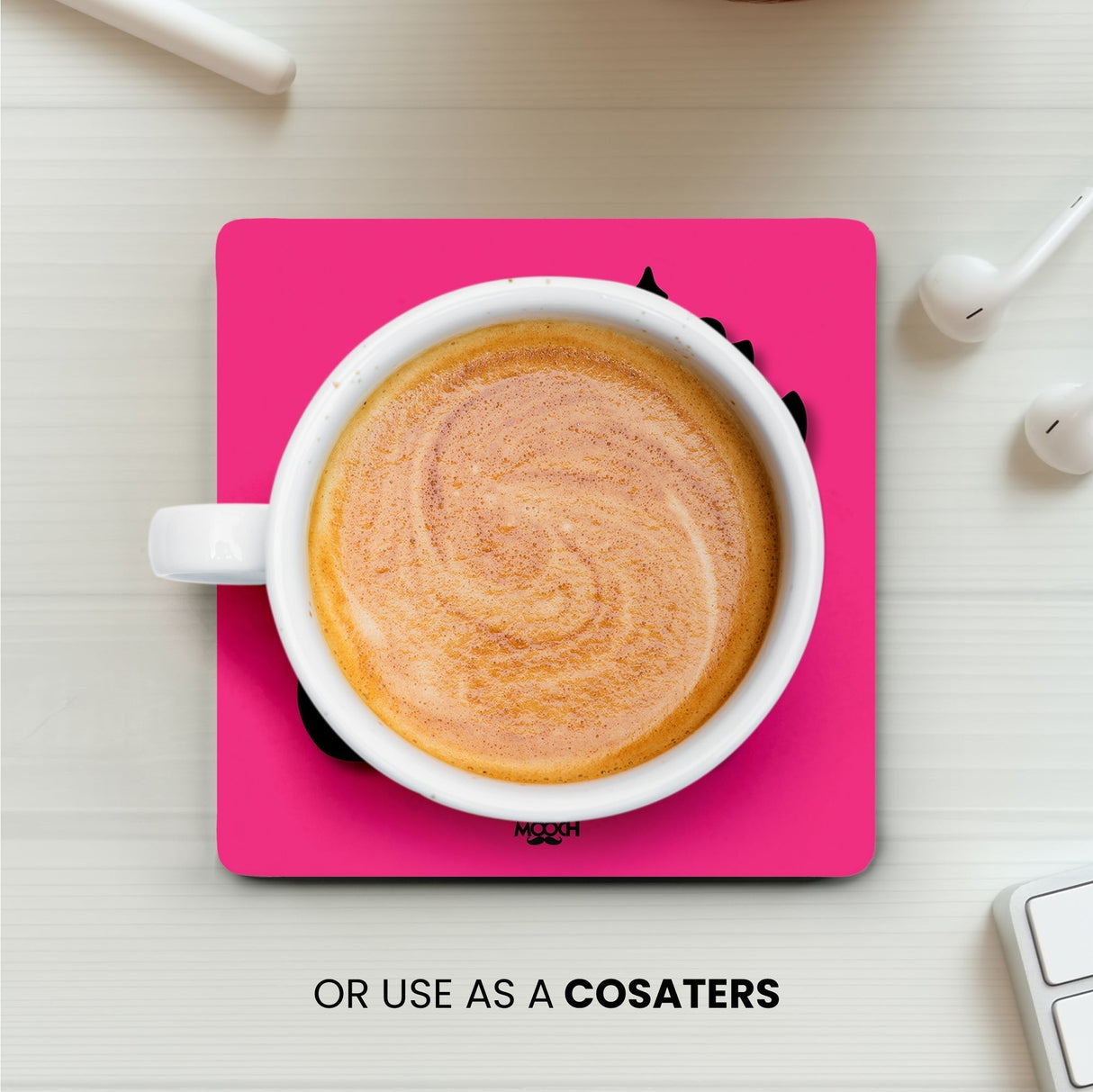 Mooch Magnetic Coaster - Never Give Up