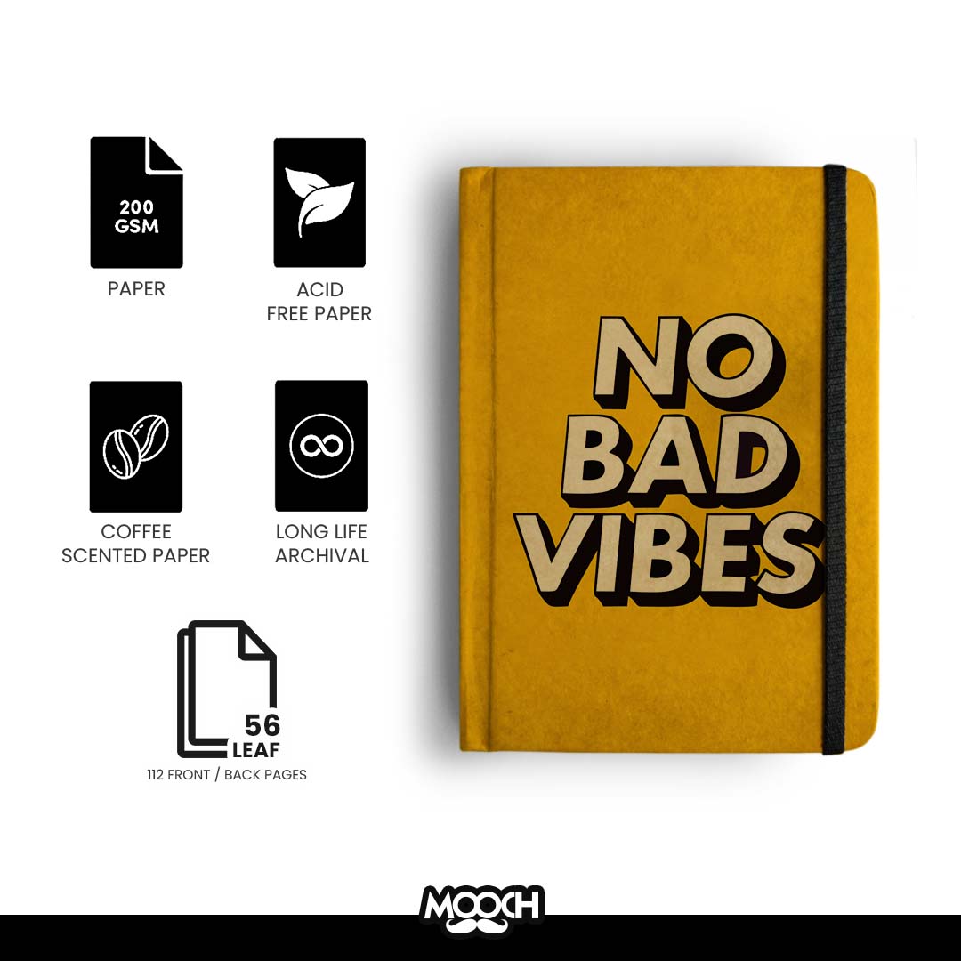 Mooch Diary No Bad Vibes (Yellow)