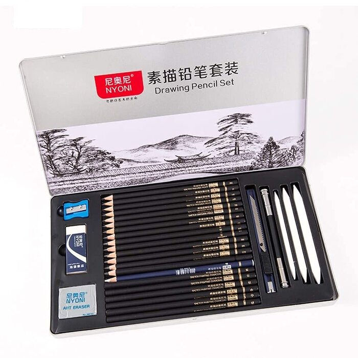 Kent Nyoni Drawing Pencil Set ( 29 Pcs)