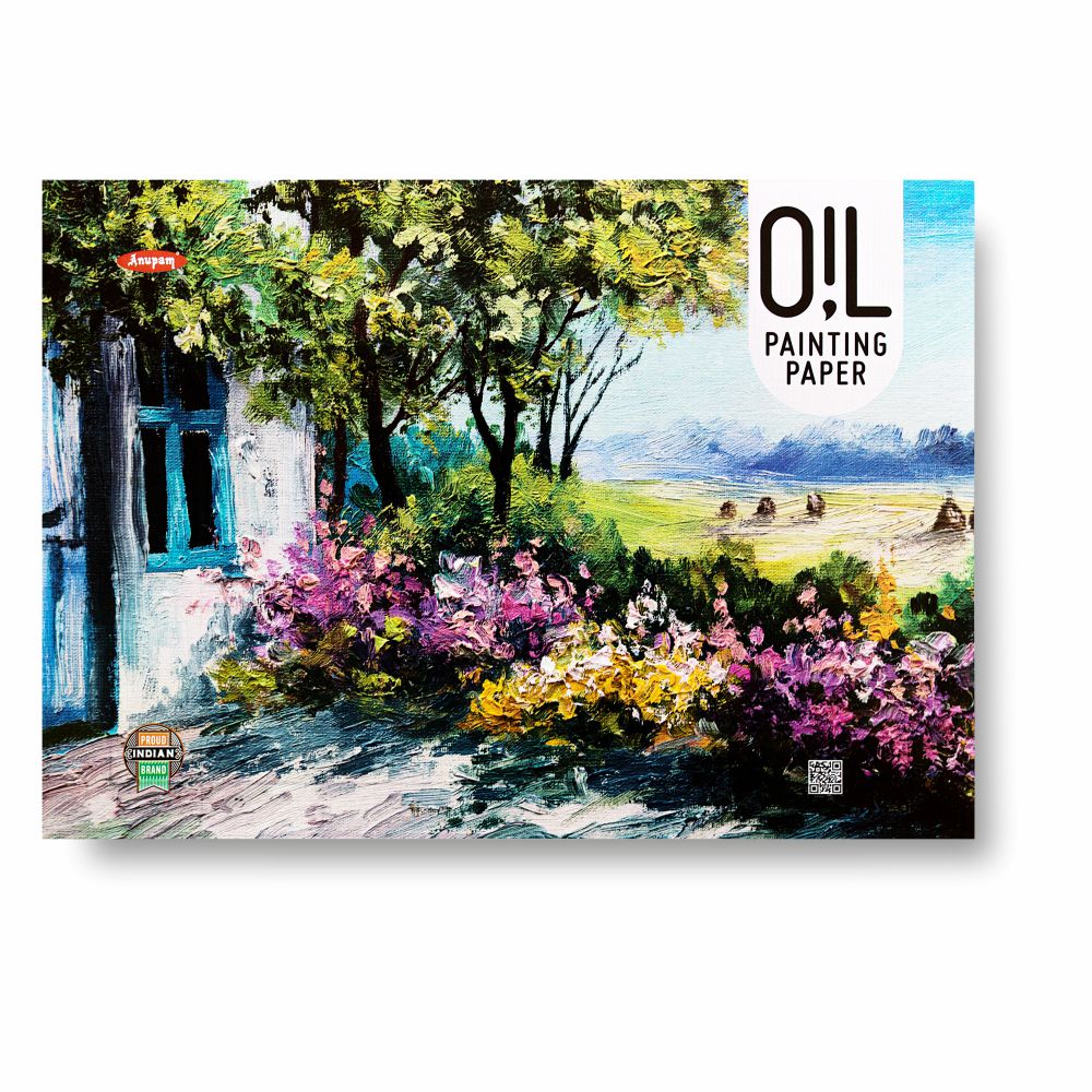 Anupam Oil Painting Paper Book A4 250 GSM