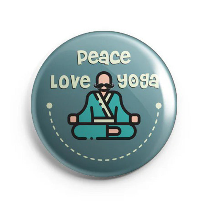 Mooch Magnetic Badge - Peace Love Yoga Mooch