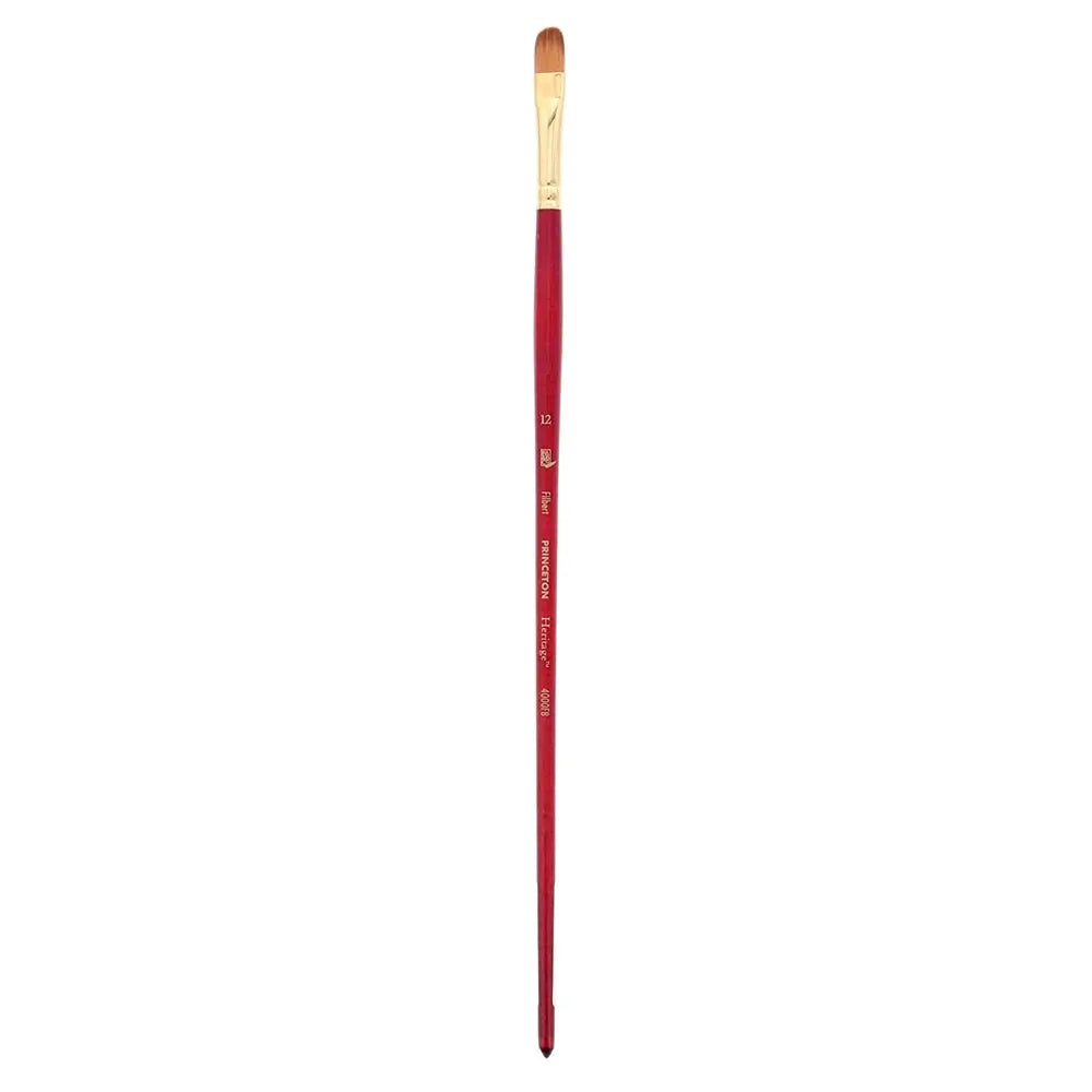 Princeton Heritage Long Handle Brush Series 4000 For Oil and Acrylic Paintings Princeton