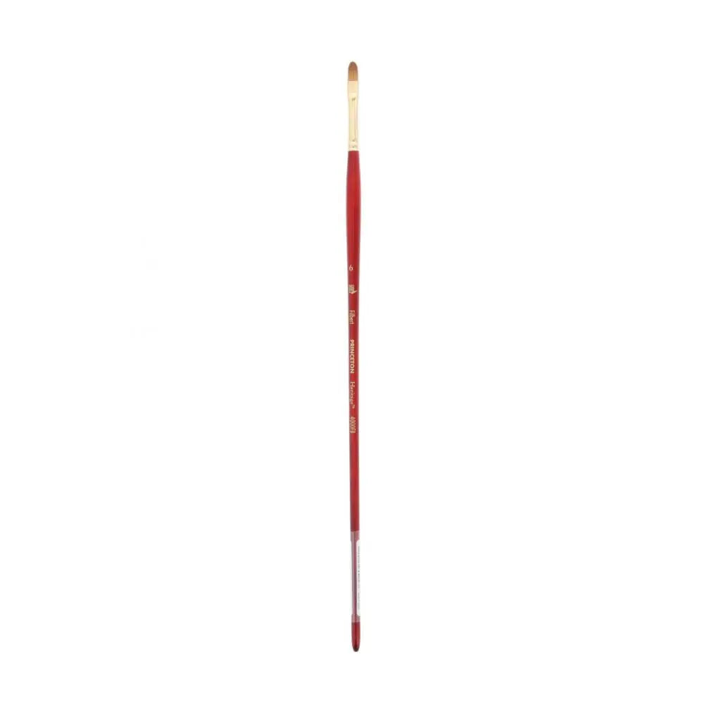 Princeton Heritage Long Handle Brush Series 4000 For Oil and Acrylic Paintings Princeton