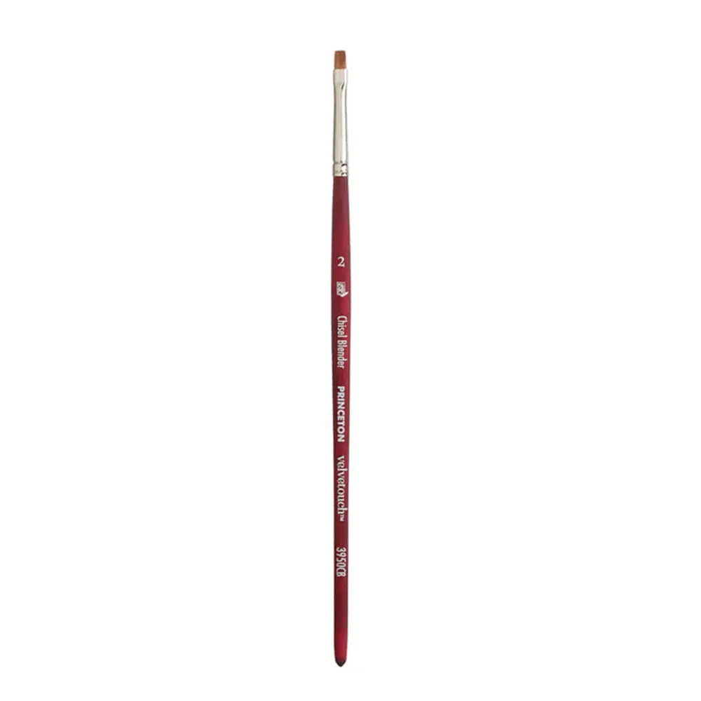 Princeton Velvetouch Luxury Synthetic Blend Brush 3950 Series For Mixed Media Paintings Princeton