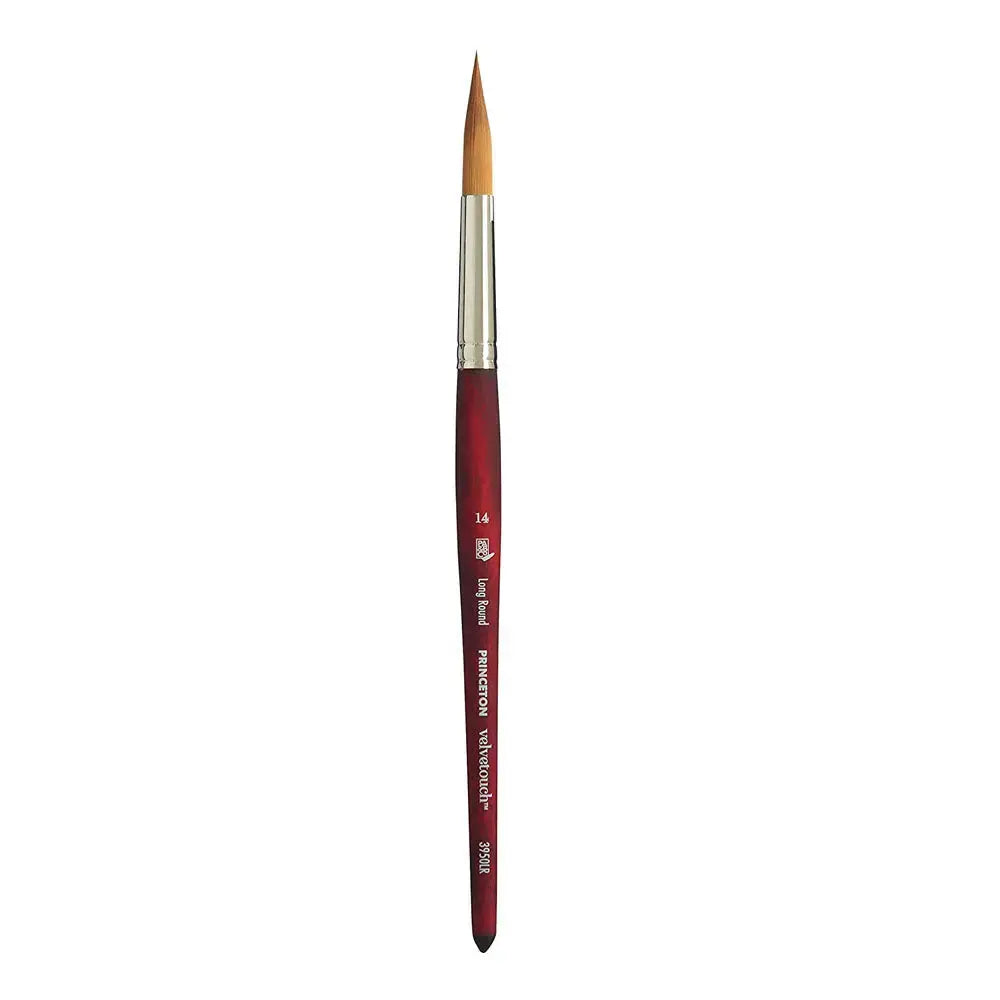 Princeton Velvetouch Luxury Synthetic Blend Brush 3950 Series For Mixed Media Paintings Princeton