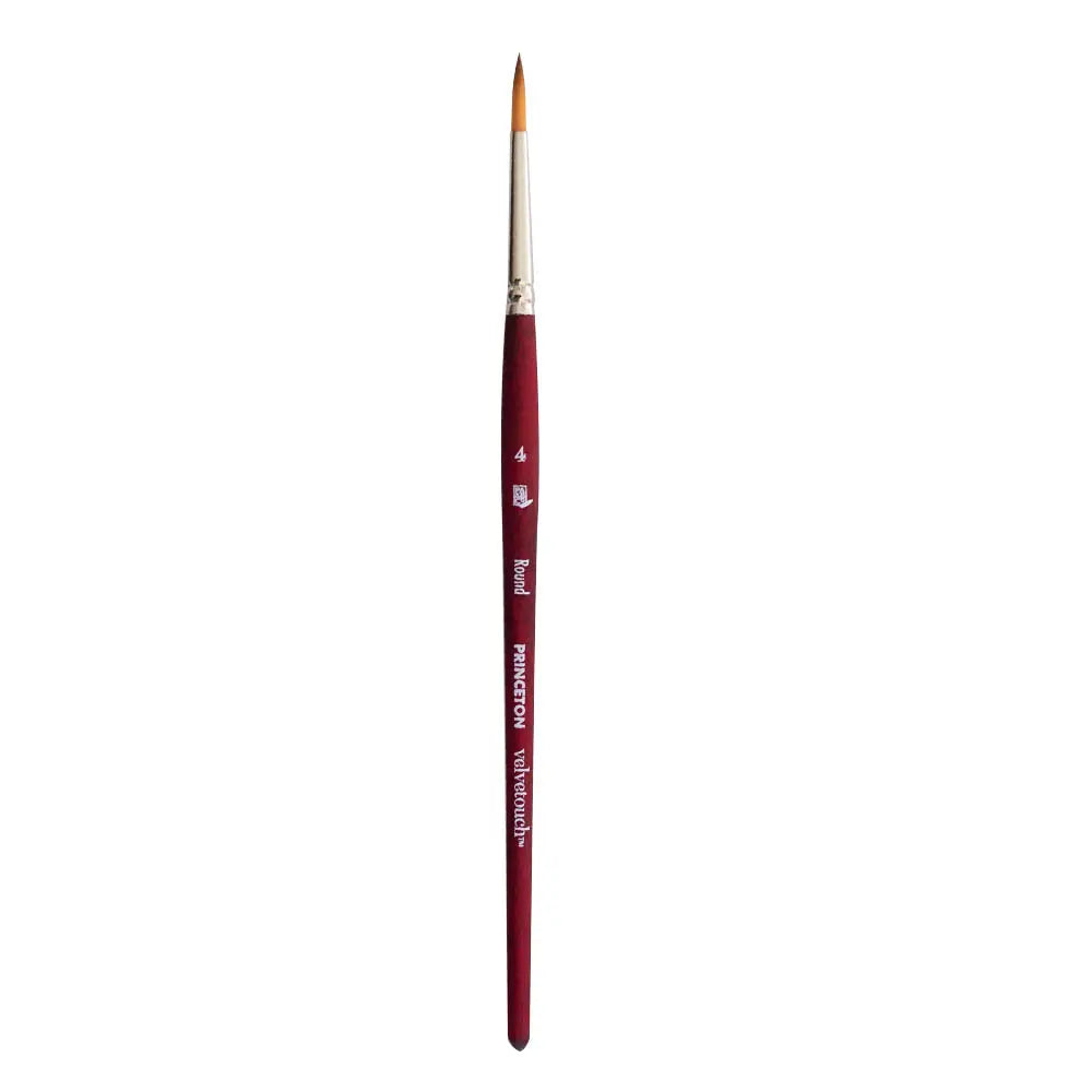 Princeton Velvetouch Luxury Synthetic Blend Brush 3950 Series For Mixed Media Paintings Princeton