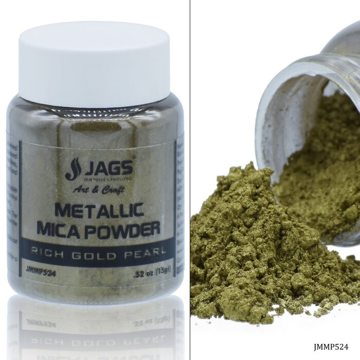 METALLIC MICA POWDER RICH GOLD PEARL 15GM