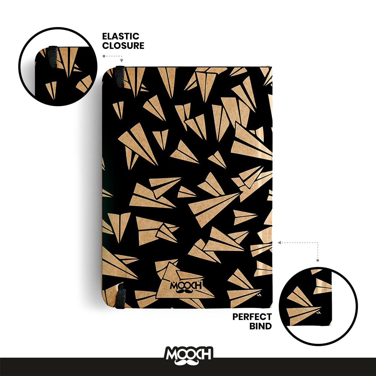 Mooch Diary Rocket Pattern