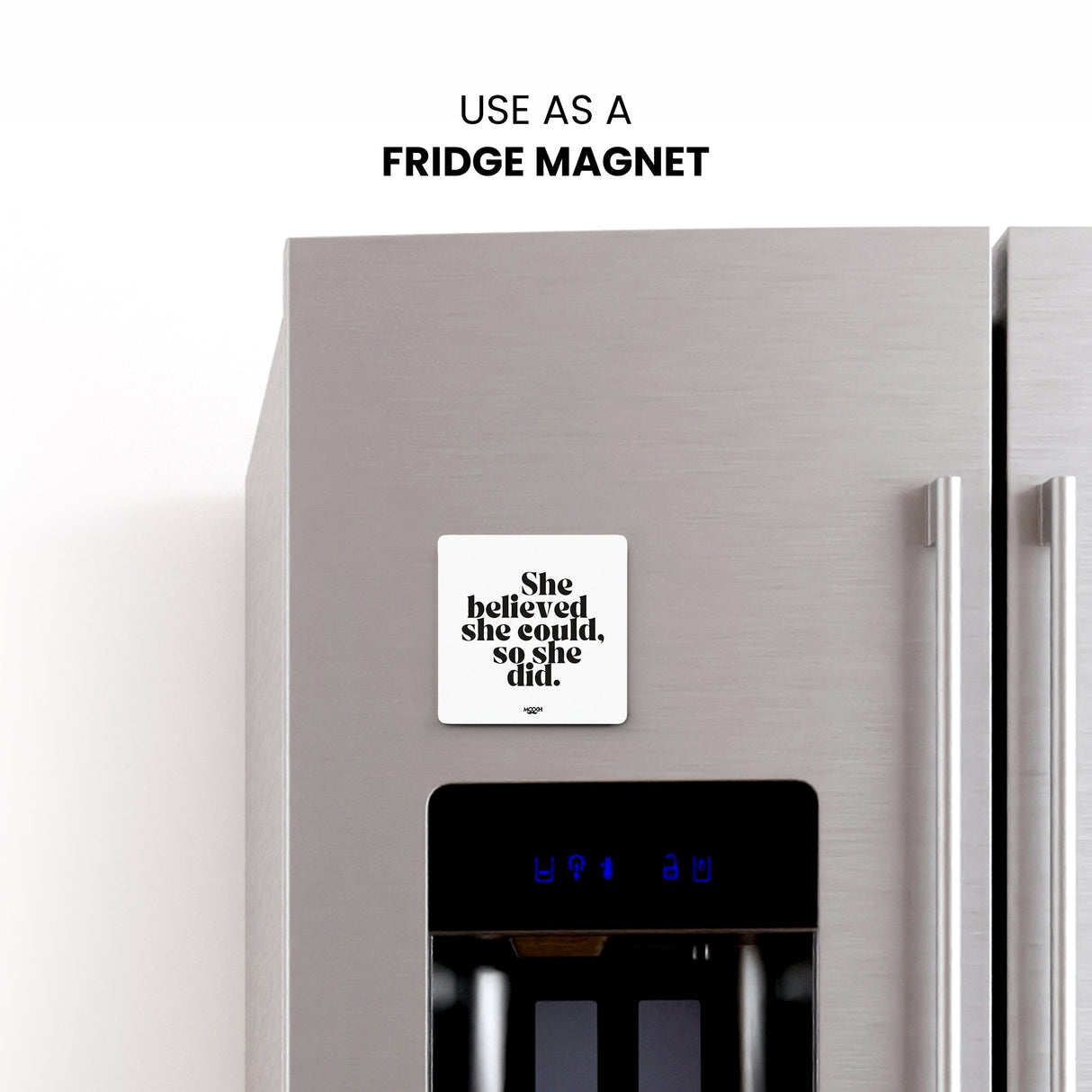 Mooch Magnetic Coaster - She Believed