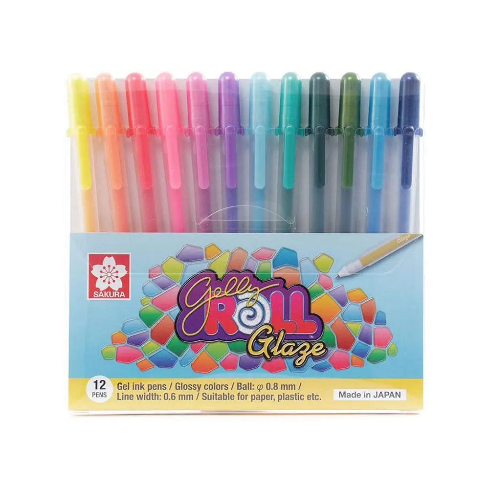 Sakura Gelly Roll Gel Pen Set - 12pcs Sakura
