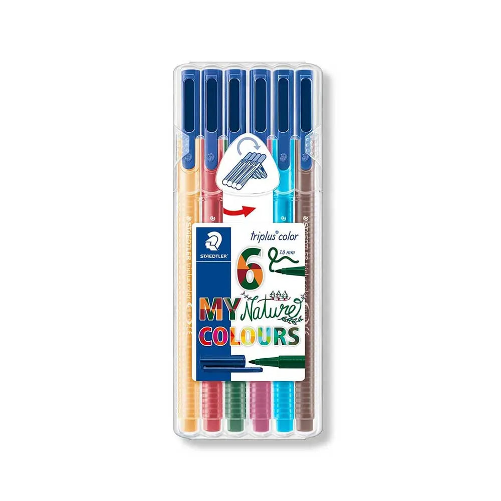 Staedtler Triplus Color My Nature Colours Pen Set of 6Pcs Staedtler