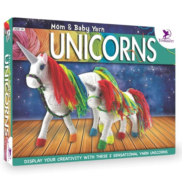 Mom And Baby Yarn Unicorns A Magical Diy Cra