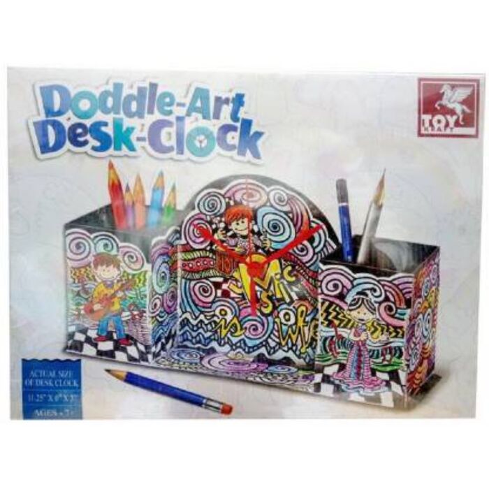 Doodle Desk Clock A Functional And Creative Desk Acc
