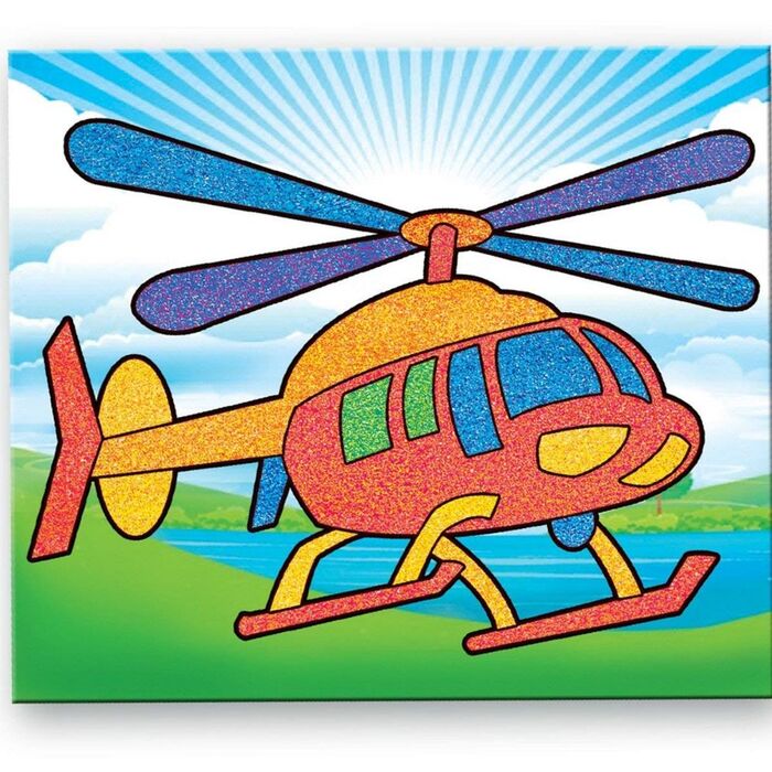 Sand Art Pictures: Aircraft �����������