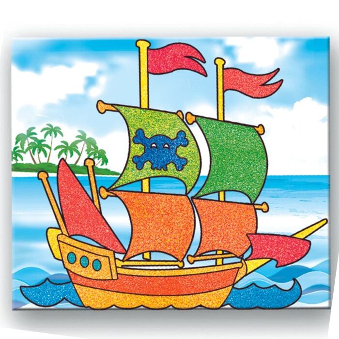 Sand Art Pictures: Ships ������������ï