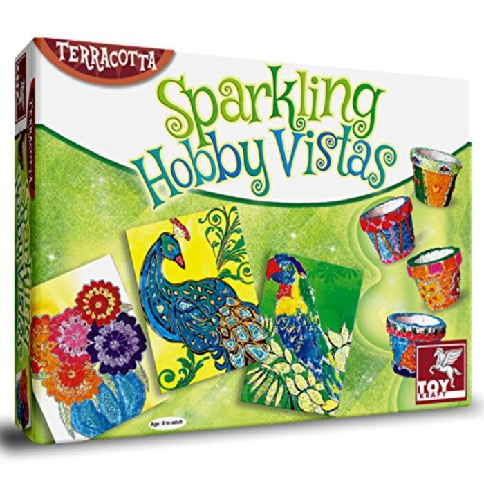 Sparkling Hobby Vistas: Sand And Sequin Art