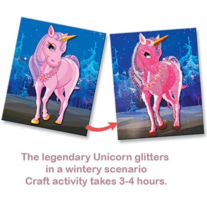 Sparkling Ponies: Sand And Sequin Art