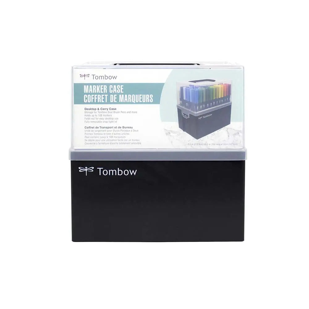 Tombow 108-Piece Dual Brush Pen Set in Marker Case Tombow